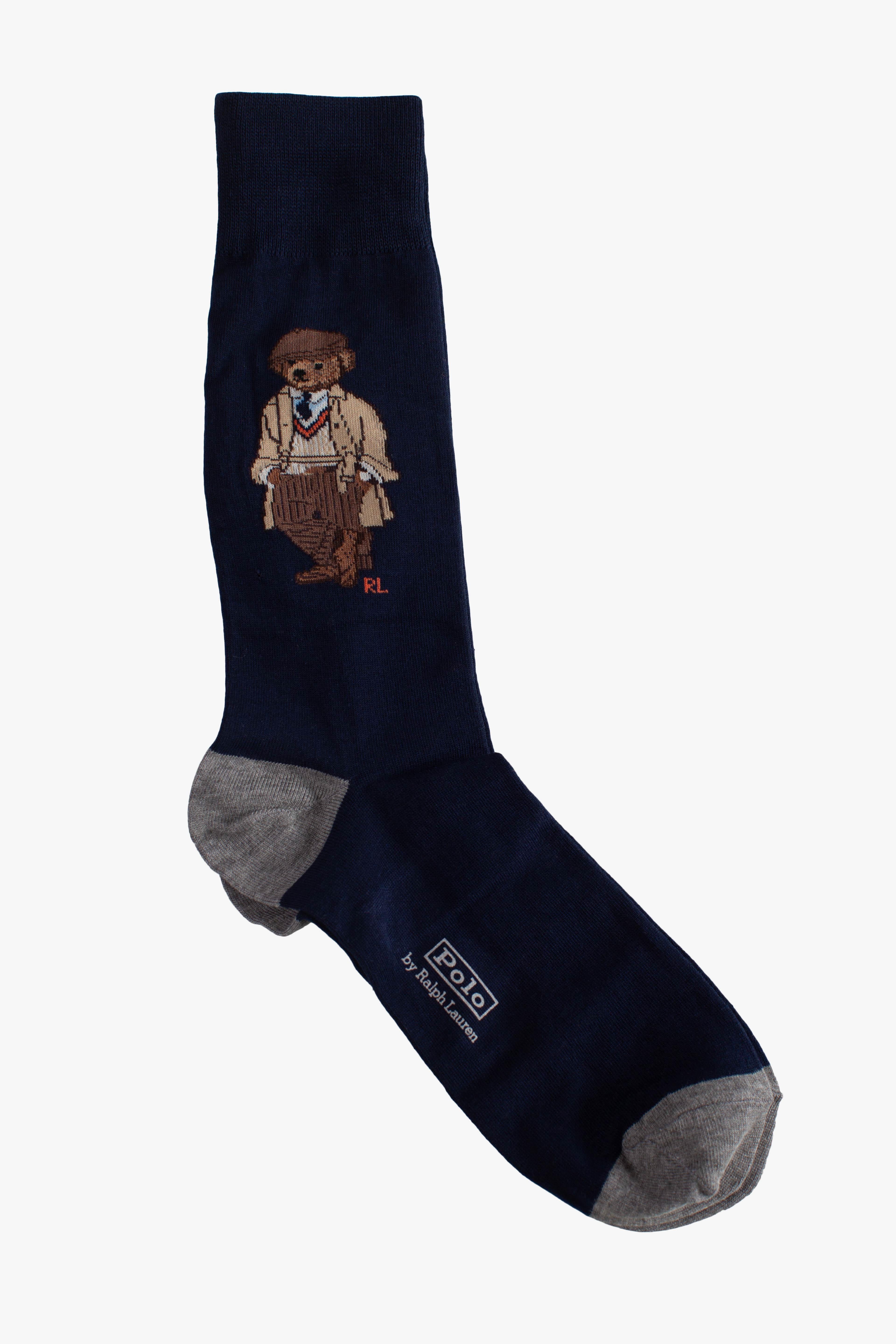 Set regalo 3 paia di calze Polo Bear green navy red 449P04717001 POLO RALPH LAUREN