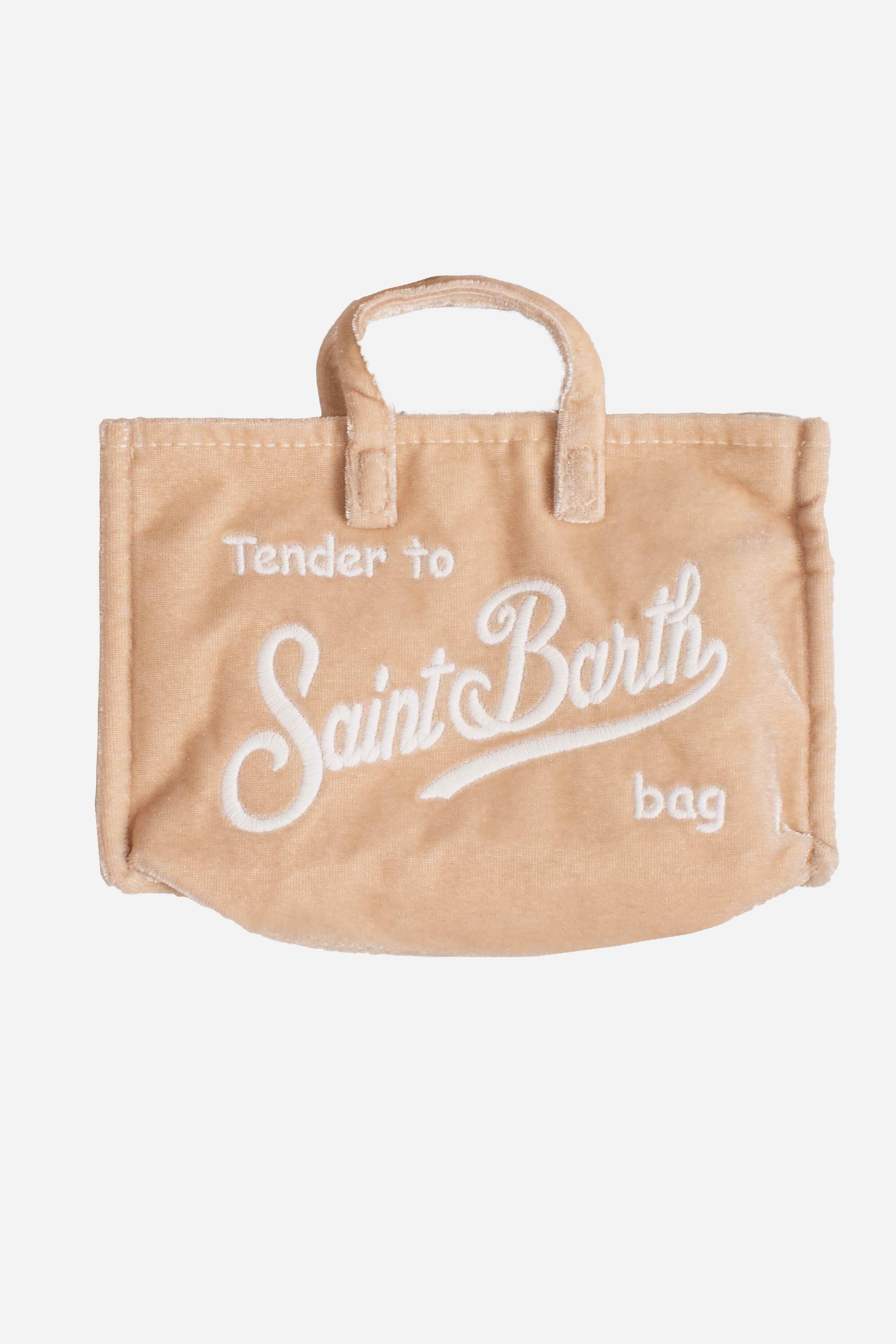 Phone Bag in velluto beige PHONE00800296I MC2 SAINT BARTH