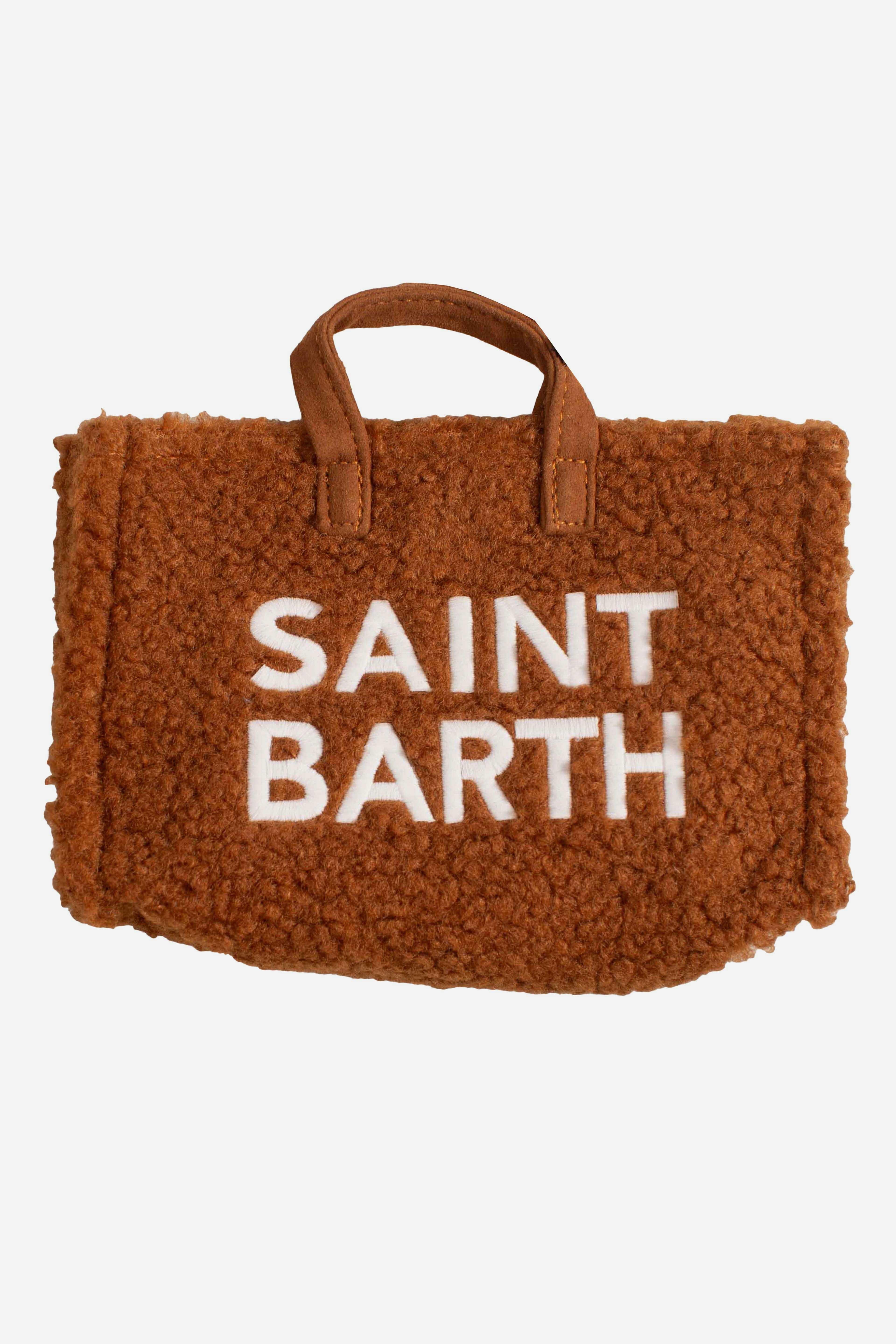 Phone Bag in ecopelliccia brown PHONE00400221I MC2 SAINT BARTH