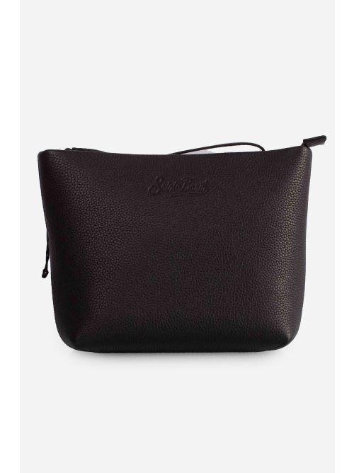 Pochette Aline in pelle Nera con Logo Impresso ALI003600748I MC2 SAINT BARTH