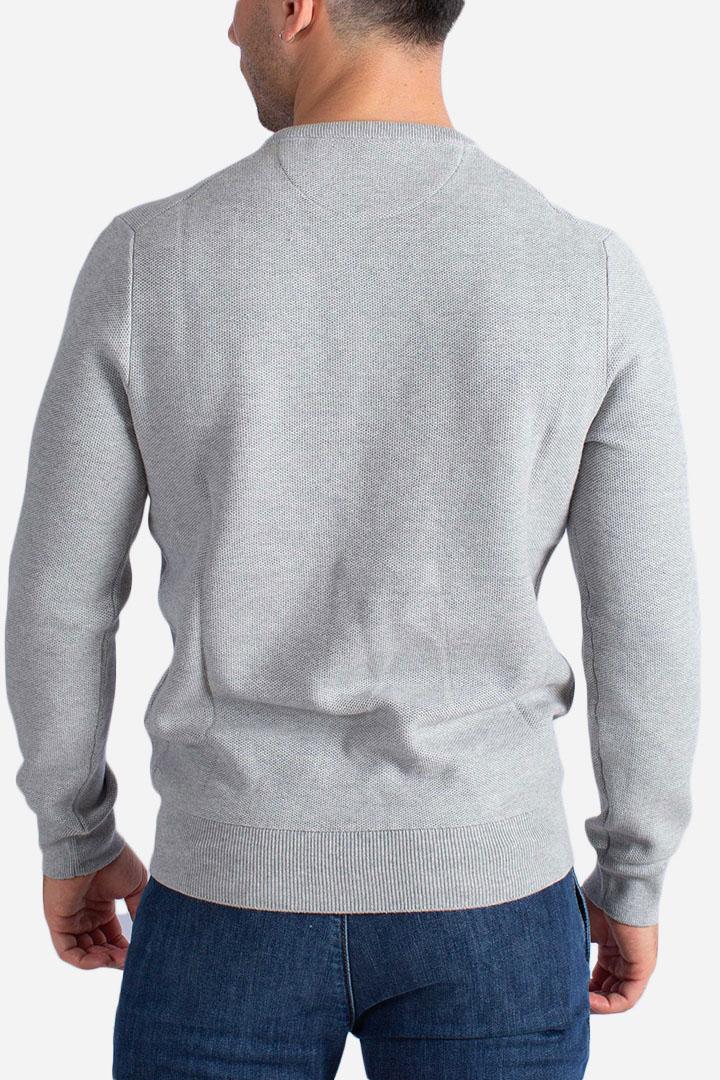 Maglia a girocollo effetto texture grey heather 710918163002 POLO RALPH LAUREN