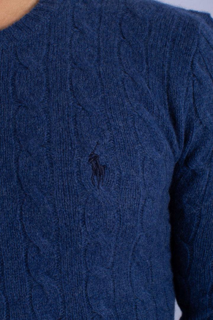 Maglia in lana e cashmere navy 710876762017 POLO RALPH LAUREN
