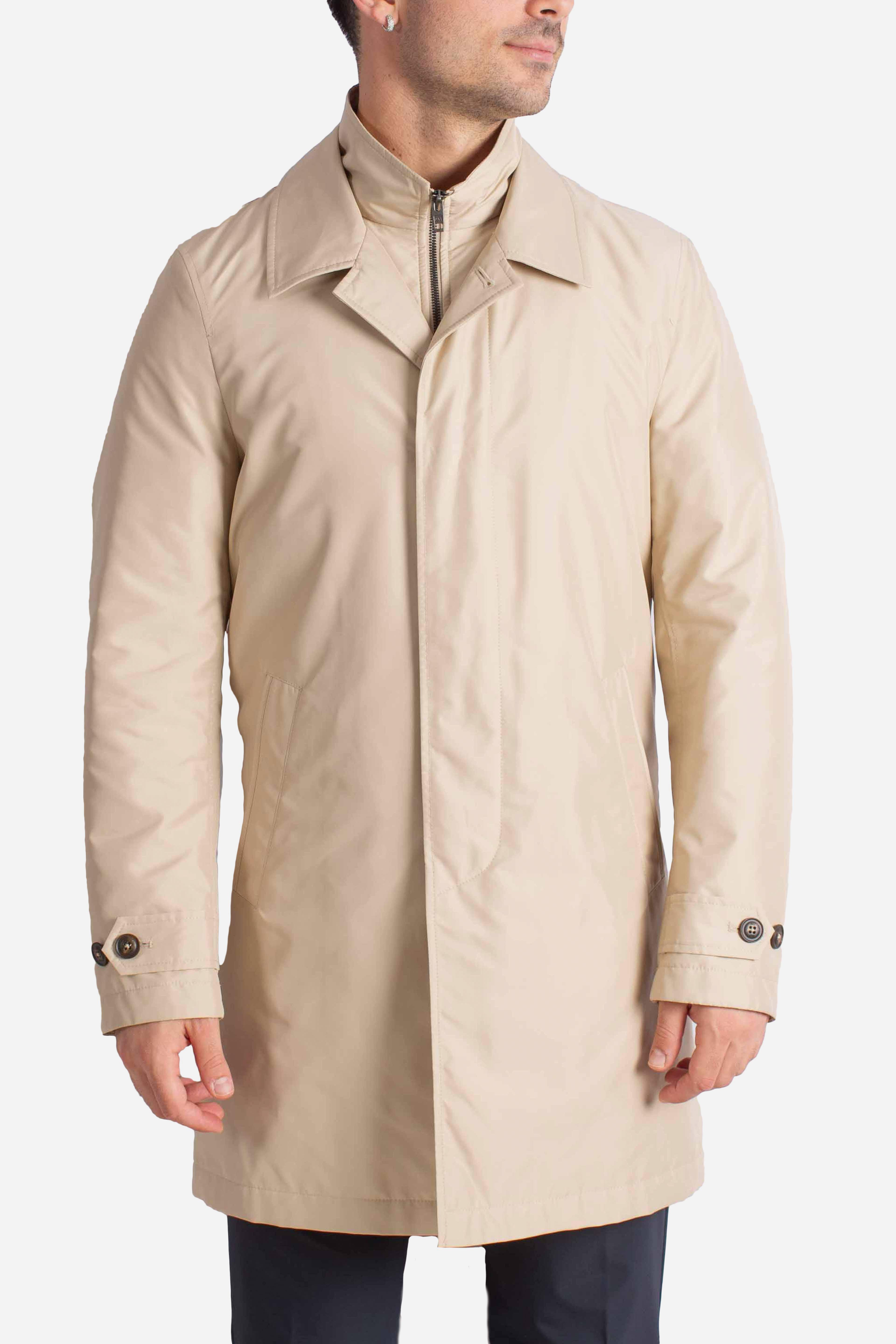 Impermeabile Morning Coat in Popeline Tecnico beige NAM62510160AXXC003 FAY