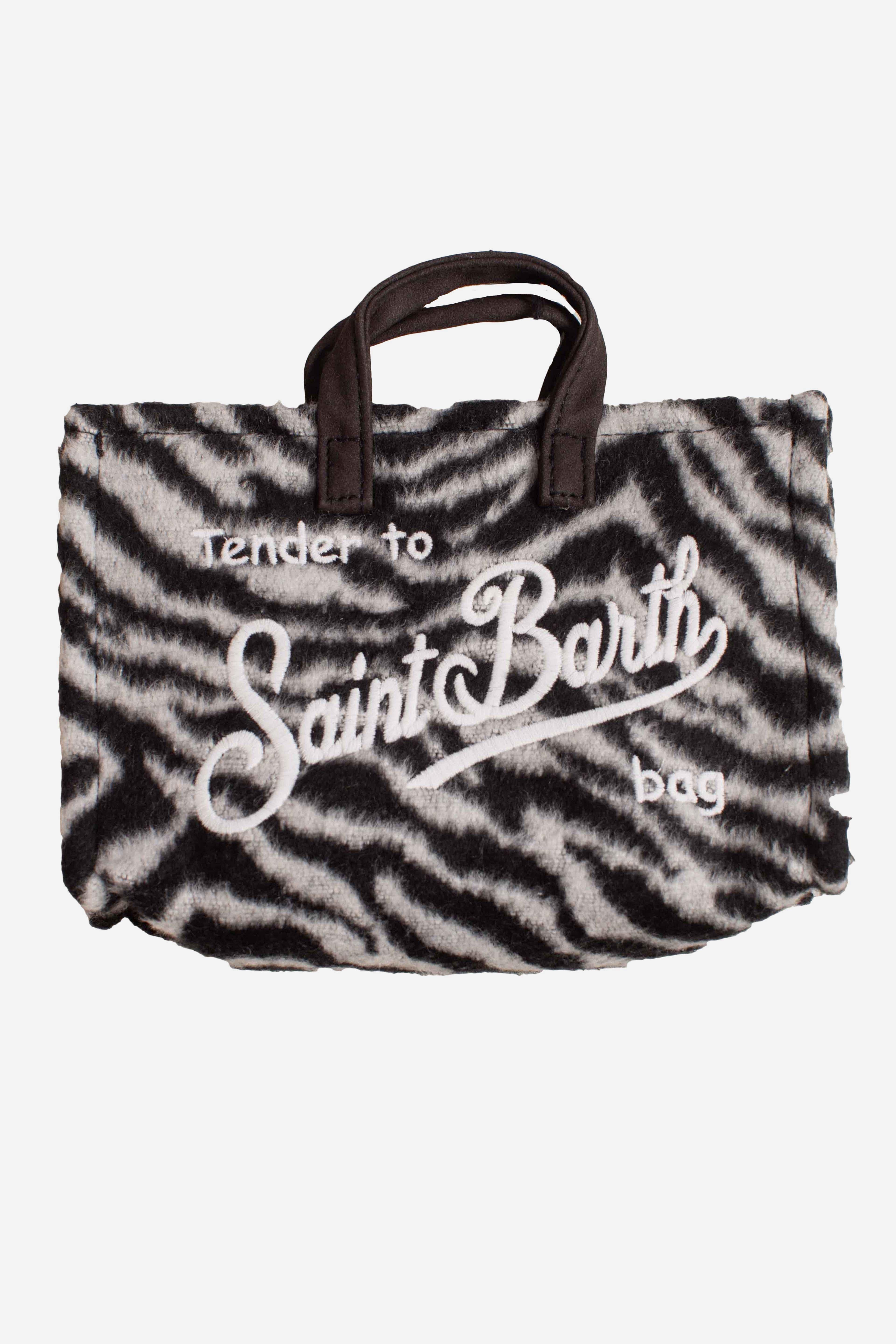 Phone Bag in ecopelliccia zebrata PHONE00600269I MC2 SAINT BARTH