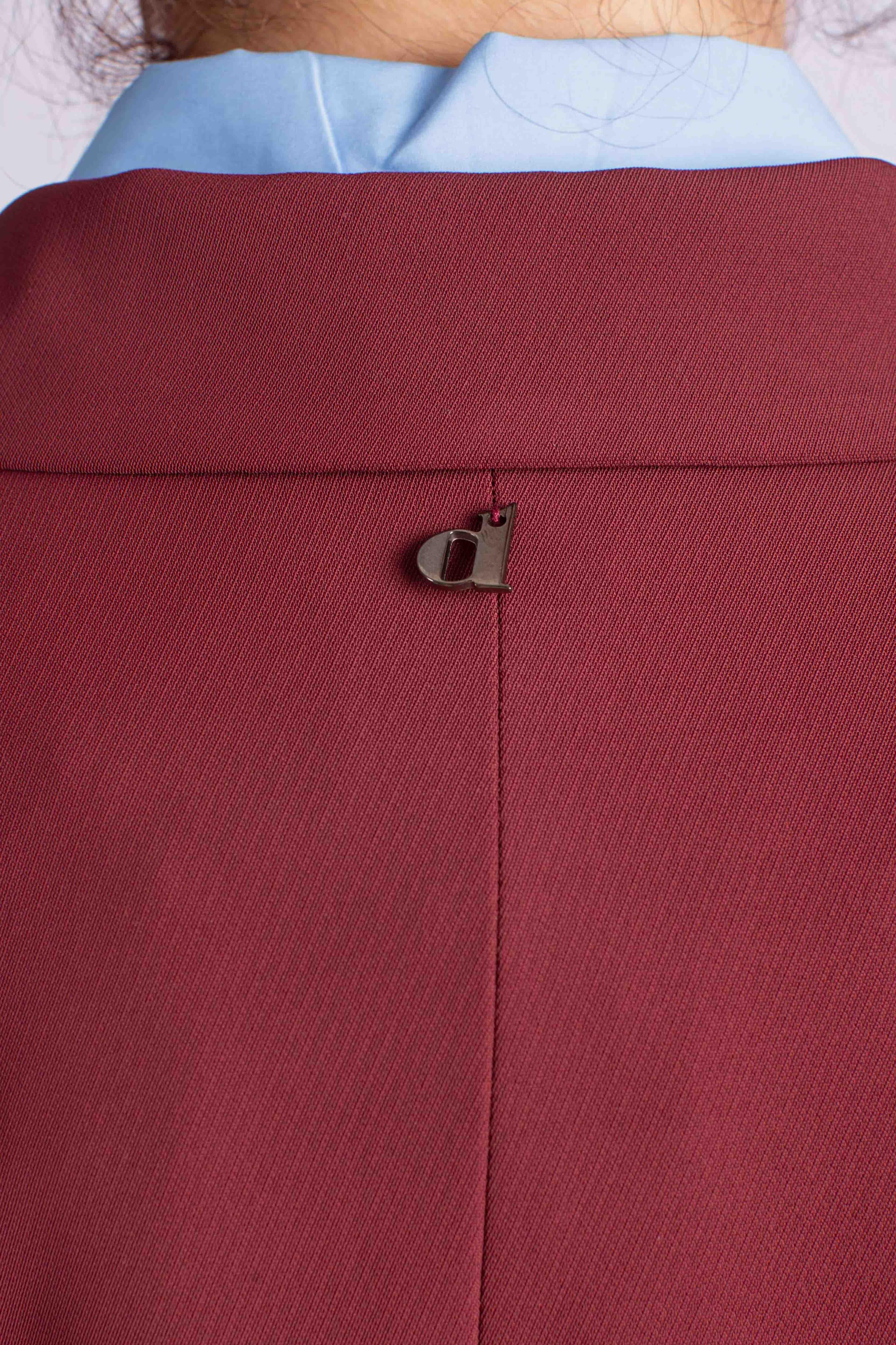 Blazer monopetto melanzana J041Y004A1490 DIXIE