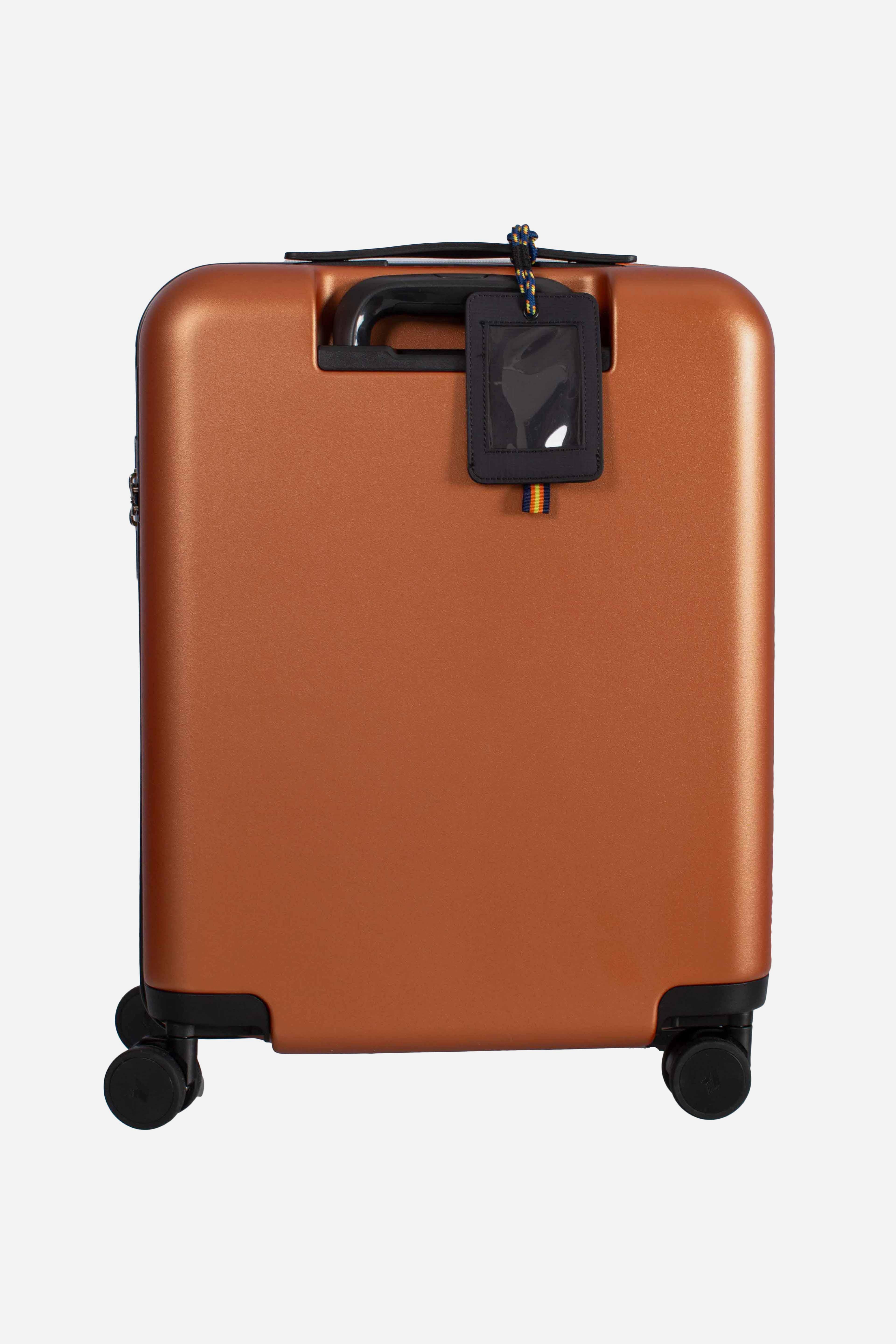 Trolley eudoxie logo rigido unisex orange adobe con ruote a 360° K81372WWGG K-WAY