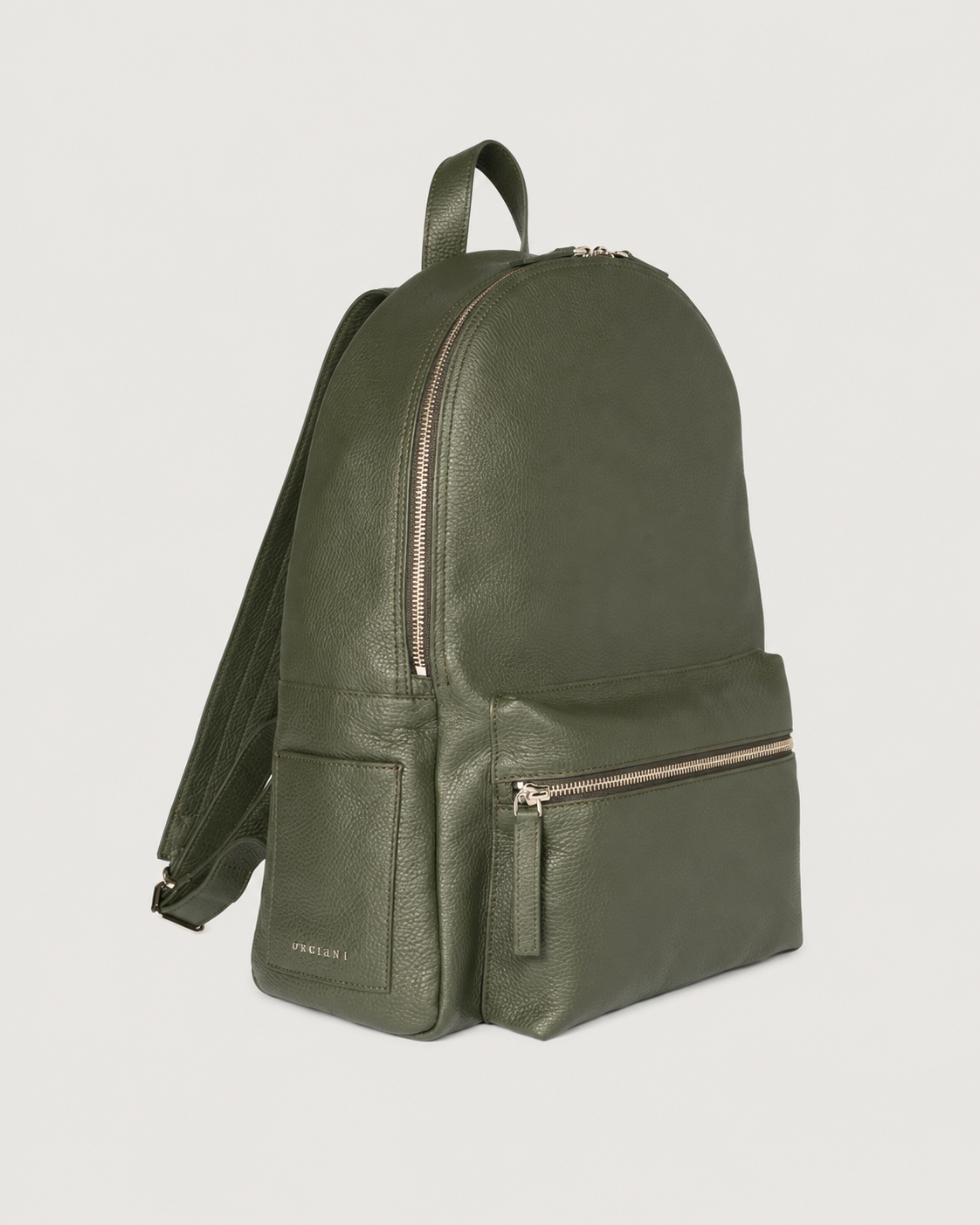 Zaino Laio Micron in Pelle oliva